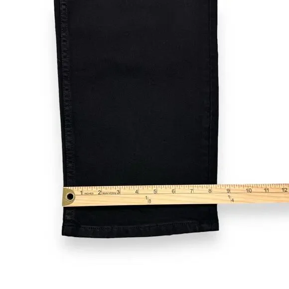 Everlane Womens The Curvy Way High Straight Leg Jean Size 29 Black